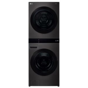 LG WWT-1910B 19/10kg AI WashTower™ Stacked Washer Dryer Combo in Black - Carton Damaged