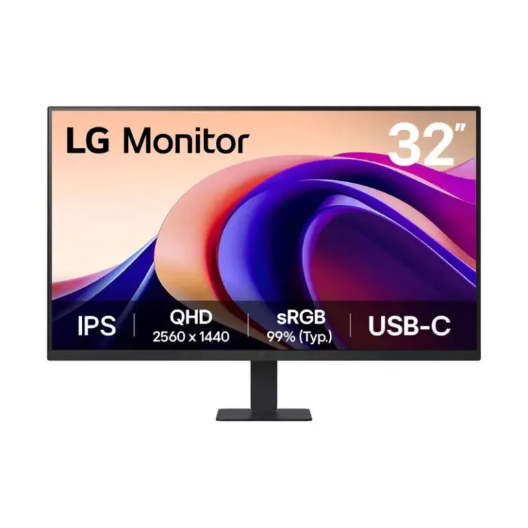 LG 32" QHD Business Monitor 2560x1440 - IPS Panel - 100Hz - HDMI+ USB-C_32U631A-B_ Carton Damaged