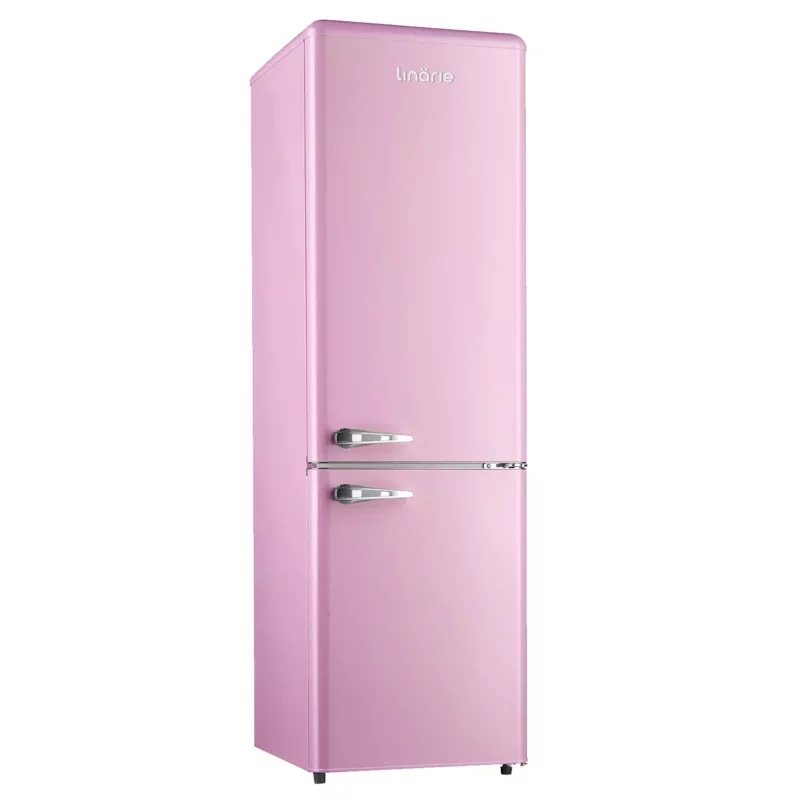Linarie 242L Bottom Mount Refrigerator Pink, LKCO250PINK - Factory Seconds