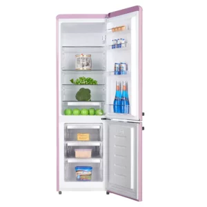 Linarie 242L Bottom Mount Refrigerator Pink, LKCO250PINK - Factory Seconds