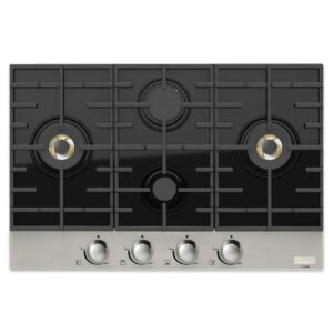 Omega Neil Perry 90cm Glass Gas Cooktop NG/LPG Model NPC90G - Carton Damaged
