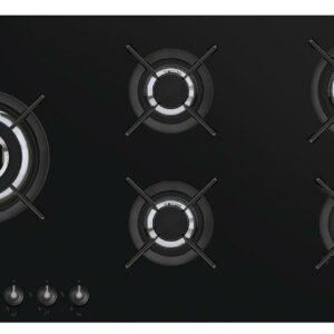 Smeg 90cm Linea Gas On Glass Cooktop PV195LCNAU - Carton Damaged