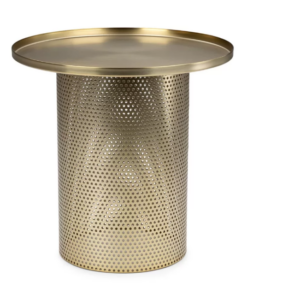 Catalina Brushed Brass Side Table
