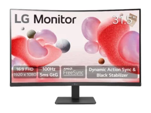LG 32MR50C-B 32-inch FHD 100Hz 5ms Curved Monitor - Factory Seconds