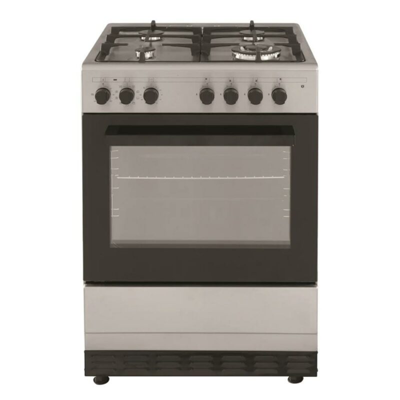 Tisira TFGM629XE 60cm 65L Dual Fuel Upright Cooker in Stainless Steel - Carton Damaged