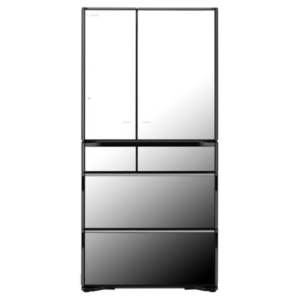 Hitachi RZX740RAX 735L Multi Drawer French Door Fridge Mirror Glass - Carton Damaged