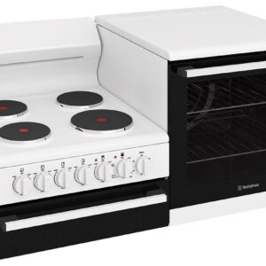 Westinghouse 110cm Freestanding Elevated Electric Cooker WDE132WC-L - Factory Seconds