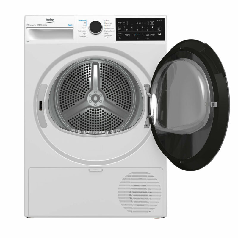 Beko 10kg Hybrid Heat Pump Dryer with Steam BDPB104HW - Carton Damage
