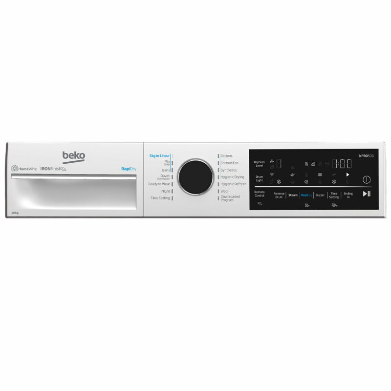 Beko 10kg Hybrid Heat Pump Dryer with Steam BDPB104HW - Carton Damage
