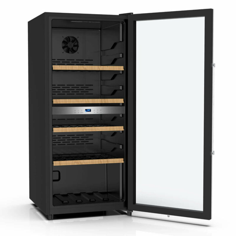 LeCavist 105 Bottle Dual Zone Wine Fridge Stainless Steel LKS105VX2Z - Carton Damage