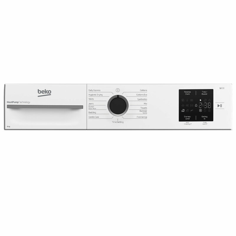 Beko 8kg Sensor Controlled Heat Pump Tumble Dryer BDPB8010W - Carton Damage