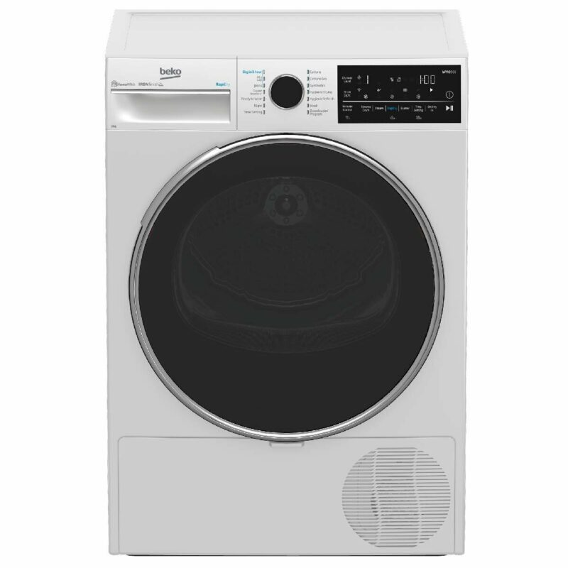 Beko 9kg Hybrid Heat Pump Tumble Dryer with Steam BDPB904HW - Carton Damage