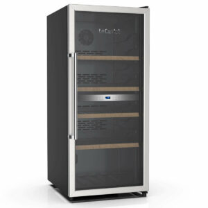 LeCavist 105 Bottle Dual Zone Wine Fridge Stainless Steel LKS105VX2Z - Carton Damage