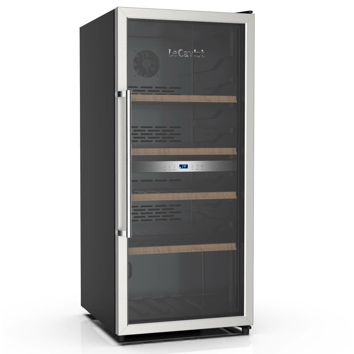 LeCavist 105 Bottle Dual Zone Wine Fridge Stainless Steel LKS105VX2Z - Carton Damage