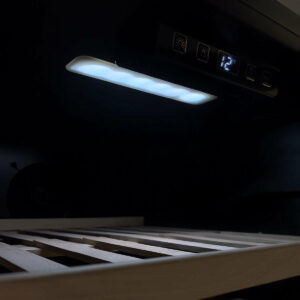 LeCavist 168 Bottle Single Zone Wine Cabinet Black LEK168PV Carton Damage