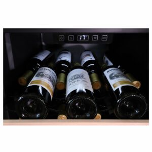 LeCavist 63 Bottle Wine Fridge Single Zone Steel LKCV63N - Carton Damage