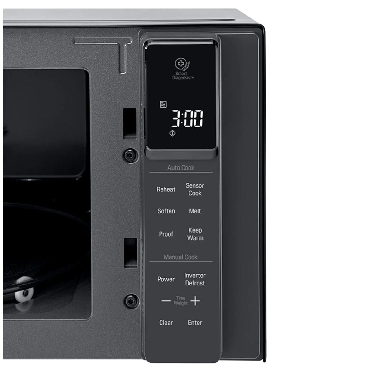 LG 42L 1200W NeoChef Smart Inverter Microwave Oven MS4296OBC - Carton Damaged