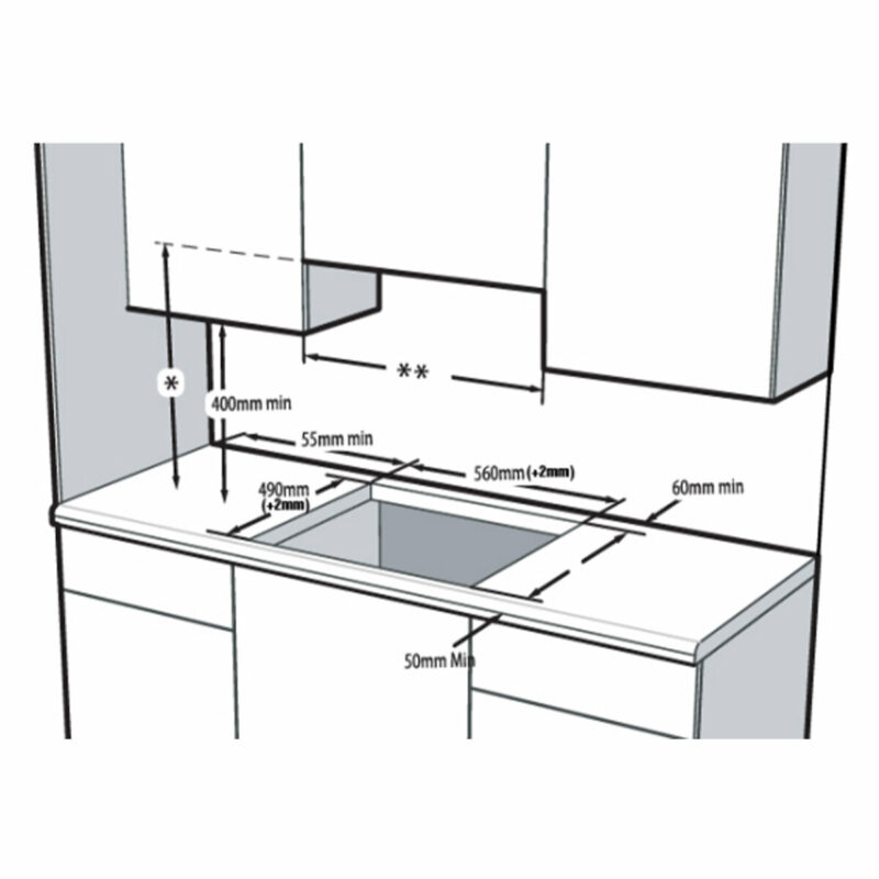 Beko 60cm Induction Cooktop BCT601IGN- Carton Damage