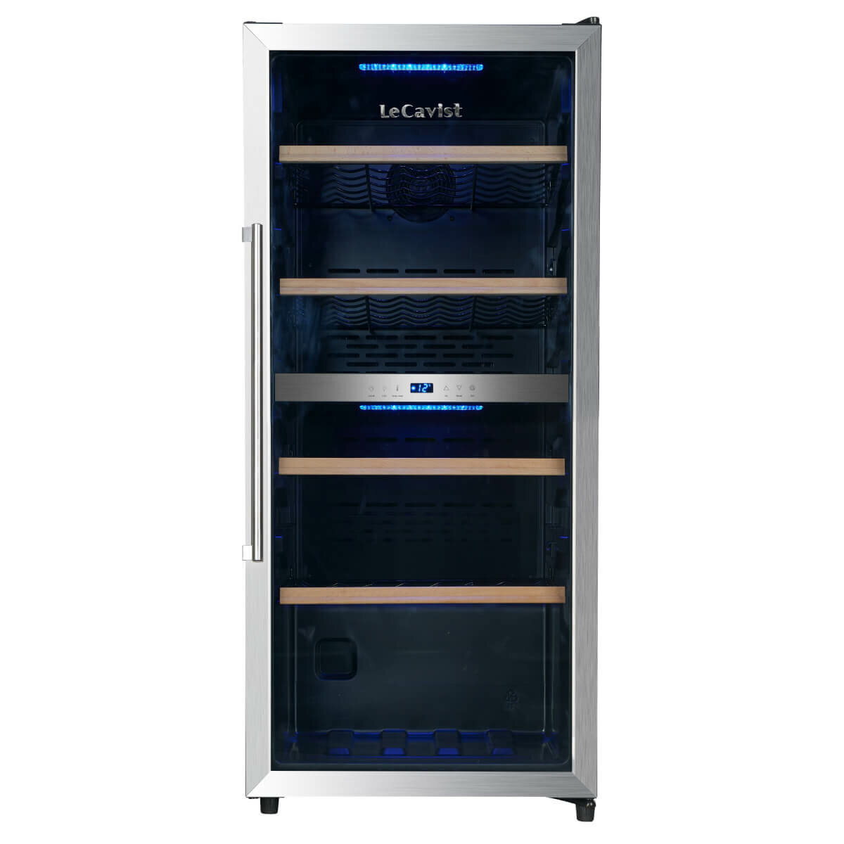 LeCavist 105 Bottle Dual Zone Wine Fridge Stainless Steel LKS105VX2Z - Carton Damage