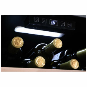 LeCavist 63 Bottle Wine Fridge Single Zone Steel LKCV63N - Carton Damage