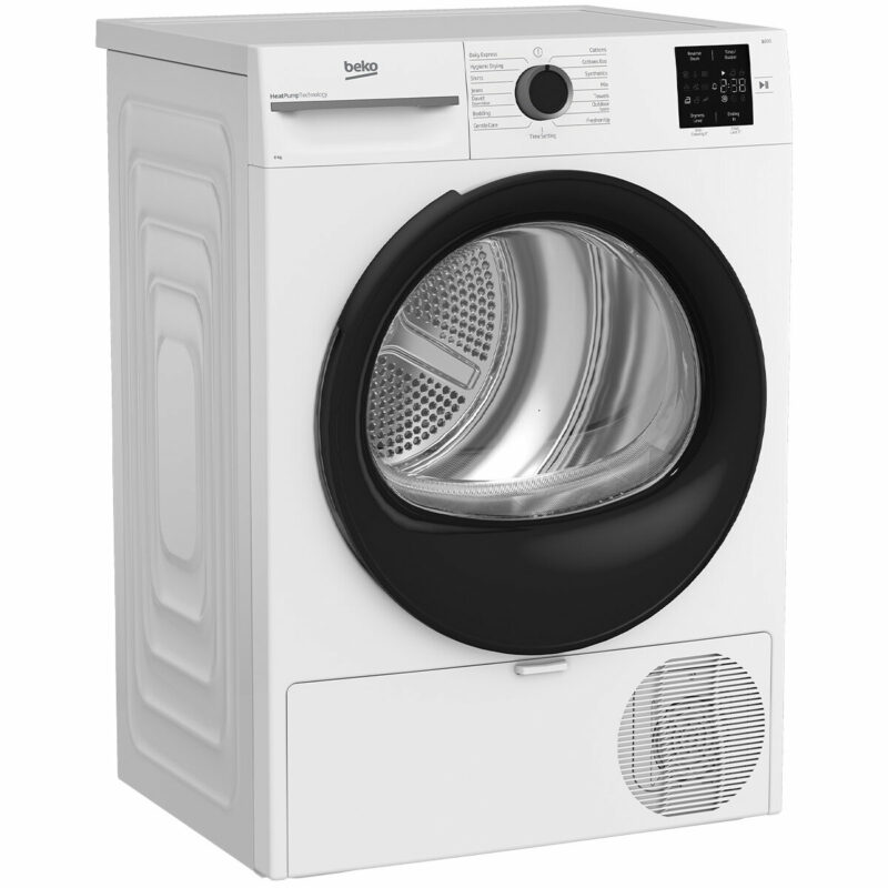 Beko 8kg Sensor Controlled Heat Pump Tumble Dryer BDPB8010W - Carton Damage