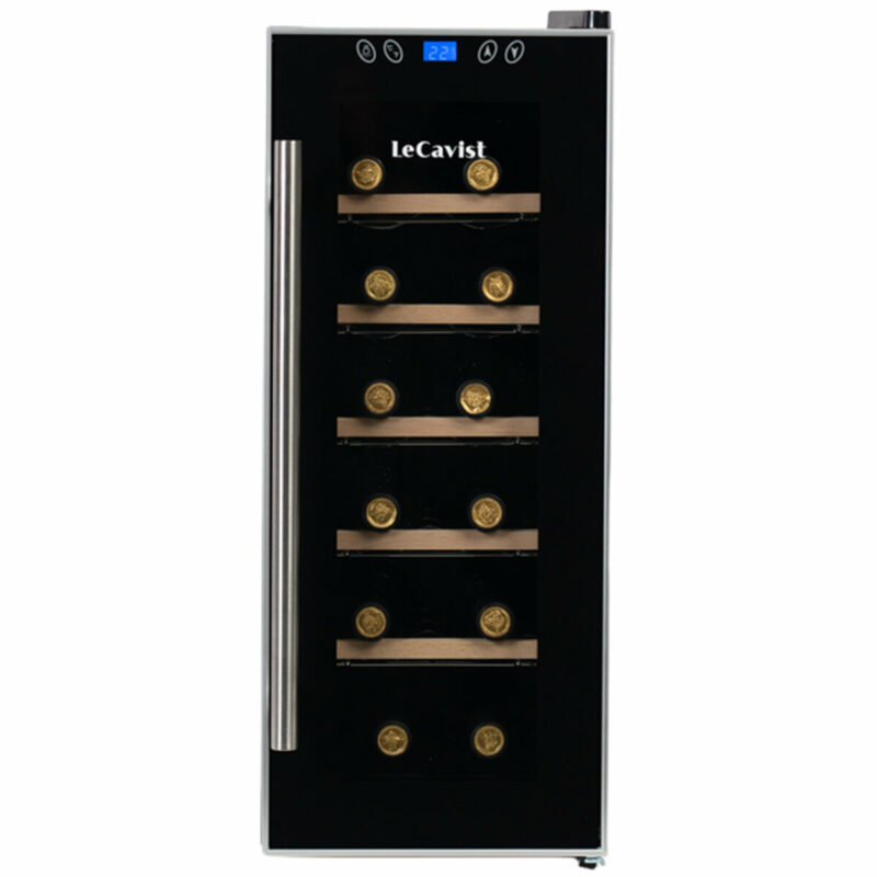 LeCavist 12 Bottle Wine Fridge Single Zone LCCV12B - Carton Damage