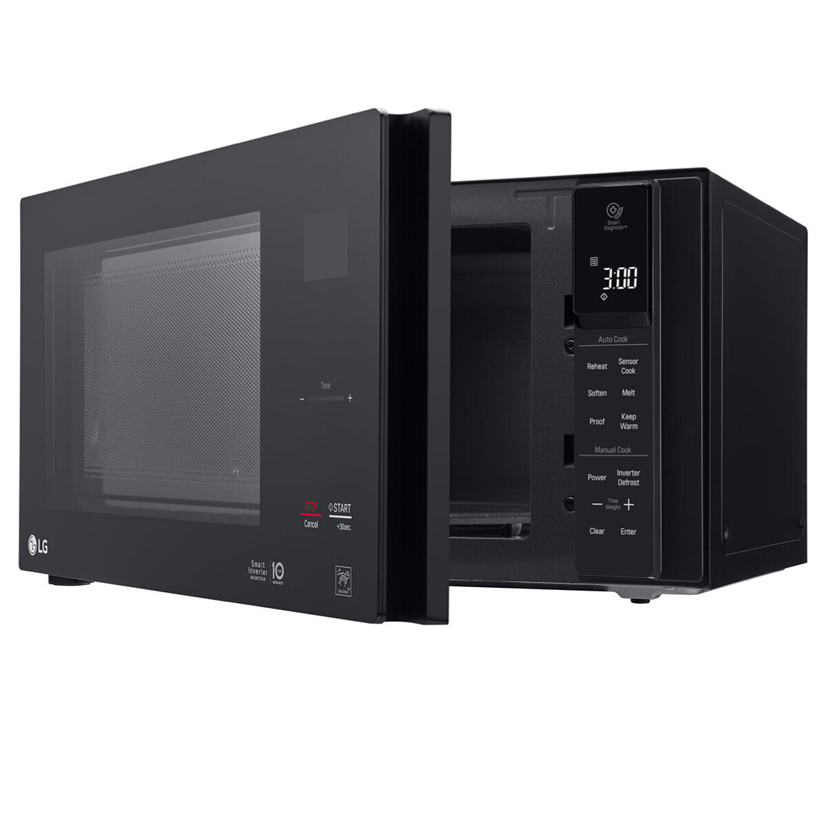 LG 42L 1200W NeoChef Smart Inverter Microwave Oven MS4296OBC - Carton Damaged