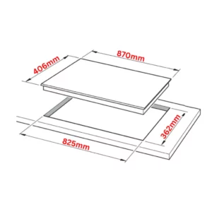 Chef 90cm Electric Solid Cooktop CHS942WB- Factory Seconds