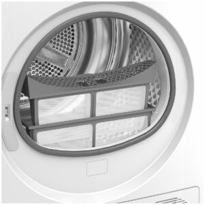 Beko 10kg Hybrid Heat Pump Dryer with Steam BDPB104HW - Carton Damage
