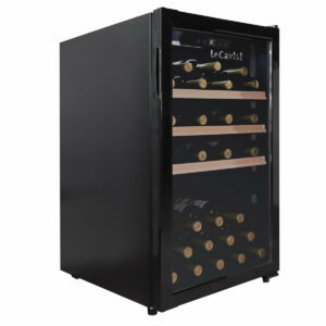 LeCavist 63 Bottle Wine Fridge Single Zone Steel LKCV63N - Carton Damage