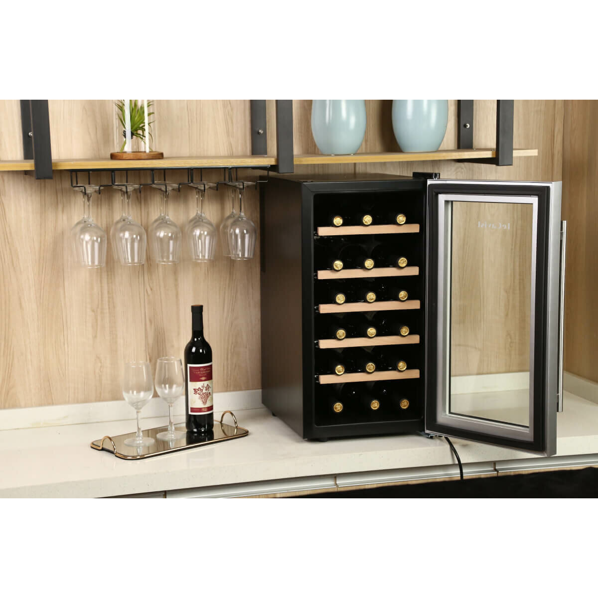LeCavist 18 Bottle Single Zone Wine Fridge LCCV18B - Carton Damage