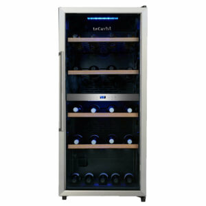 LeCavist 105 Bottle Dual Zone Wine Fridge Stainless Steel LKS105VX2Z - Carton Damage