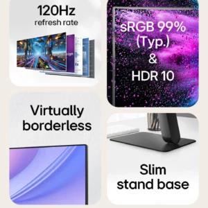 LG 23.8-inch IPS Full HD 120Hz monitor 24U411A-B- Carton Damaged