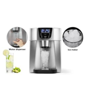 Kogan 12kg Ice Cube Maker & Water Dispenser KA2ICDISPSA - Carton Damaged