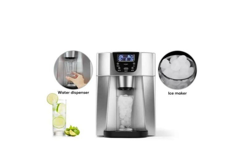 Kogan 12kg Ice Cube Maker & Water Dispenser KA2ICDISPSA - Carton Damaged