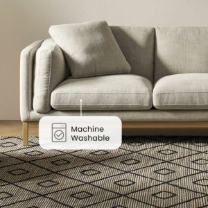 Owen Chaise Sectional Sofa (Twill) Pearl Beige, Carton damaged