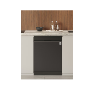 LG 15 Place Setting Steam QuadWash Freestanding Dishwasher - Matte Black XD2A25MB - Carton Damaged