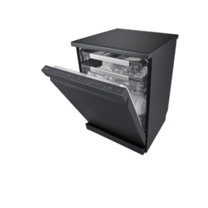 LG 15 Place Setting Steam QuadWash Freestanding Dishwasher - Matte Black XD2A25MB - Carton Damaged