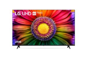 LG UHD TV UR80 50" 4K Smart TV with Al Sound Pro 50UR8050PSB