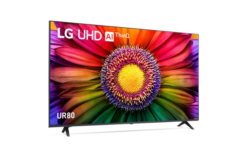 LG UHD TV UR80 50" 4K Smart TV with Al Sound Pro 50UR8050PSB