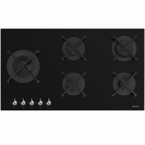 Smeg Classic 90cm Gas on Tempered Glass Cooktop PV395LNAU - Carton Damaged