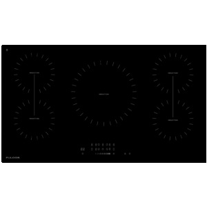 Fulgor FIH90PM 90cm Black Induction Cooktop FIH90PM - Carton Damaged