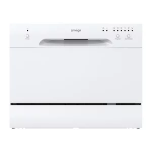 Omega 55cm Compact Benchtop Dishwasher ODW101W - Carton Damaged