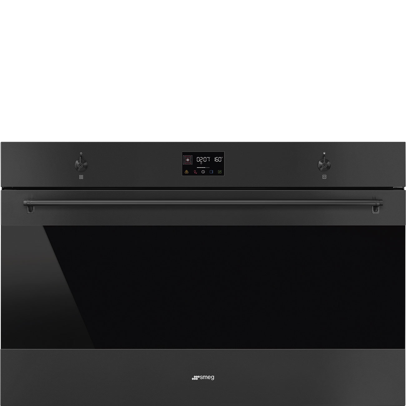 Smeg 90cm Classic Pyrolytic Oven (Matte Black) SFP9302TN - Carton Damaged