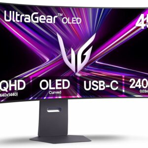 LG 45-inch UltraGear QHD OLED Curved Gaming Monitor 45GX900A
