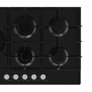 Inalto ICGG755W 75cm Black Gas on Glass Cooktop ICGG755W - Carton Damaged