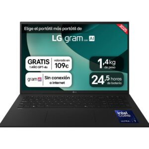 LG gram 17"Core Ultra 7-258V/32GB/1TB SSD Laptop - Black17Z90TL-G.AU88A
