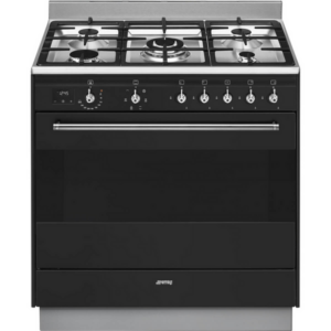 Smeg 90cm Duel Fuel Freestanding Oven/Stove Anthracite FS9606AS-1 - Carton Damaged
